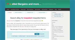 Desktop Screenshot of mispelled.co.uk